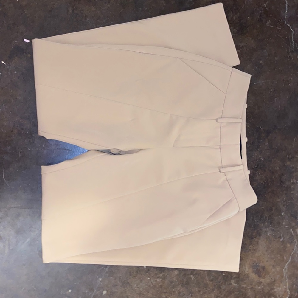 Tan New York and Company Straight leg pants